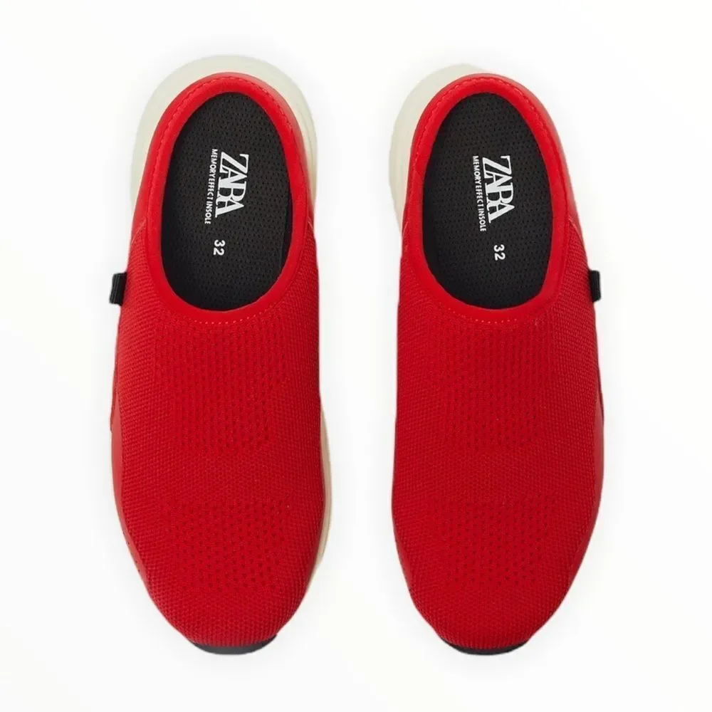 ZARA Kids | Red | COLLAPSIBLE-HEEL Sneakers